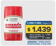 Amanda - Yerba Mate Tradicional