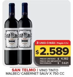 San Telmo - Vino Tinto Malbec
