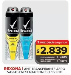 Rexona - Antitranspirante Aero