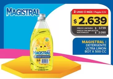 Magistral - Detergente Ultra Limon Bot