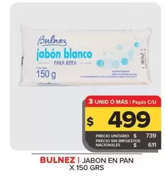 Bulnez - Jabon En Pan