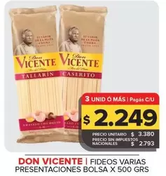 Don Vicente - Fideos