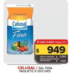 Celusal - Sal Fina Paquete