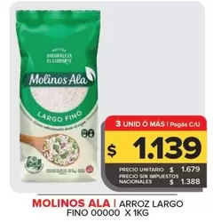 Molinos Ala - Arroz Largo Fino 00000