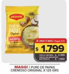 Maggi - Pure de Papas Cremoso Original