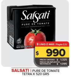 Salsati - Pure De Tomate Tetra