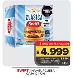 Swift - Hamburguesa Caja