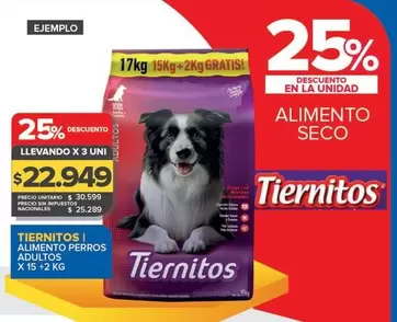 Tiernitos - Alimento Perros Adultos