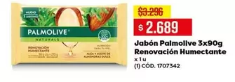 Palmolive - Jabón  3x90g Renovación Humectante