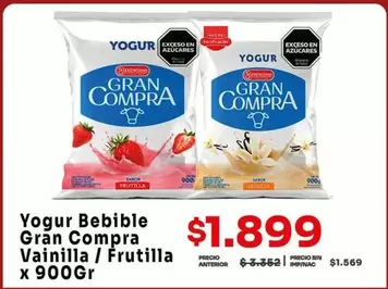 Gran Compra - Yogur Bebible