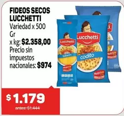 Lucchetti - Fideos Secos