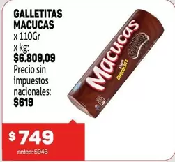 Macucas - GALLETITAS MACUCAS