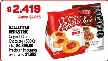 Trio - Galletitas Pepas