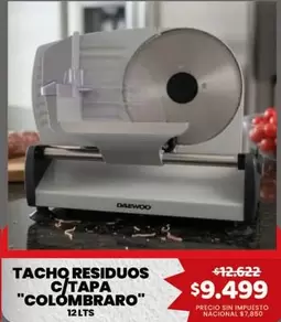 Daewoo - TACHO RESIDUOS C/TAPA "COLOMBRARO"