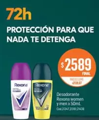 Rexona - Desodorante women x 50mL