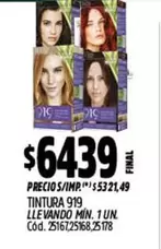 919 - TINTURA Cód. 25167,25168,25178