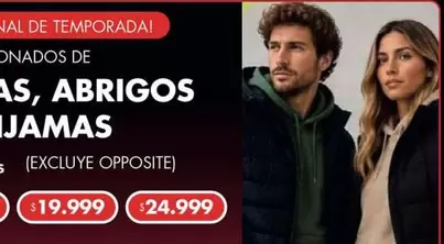 CAS, ABRIGOS E PIJAMAS