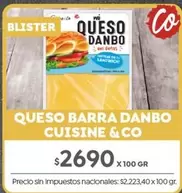 Cuisine - QUESO BARRA DANBO