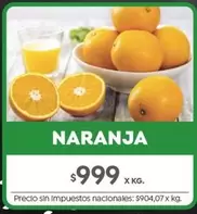 X$ - NARANJA