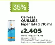 Quilmes - Cerveza lager lata