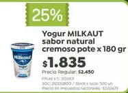 Milkaut - Yogur cremoso pote