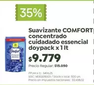 Comfort - Suavizante concentrado cuidado esencial doypack