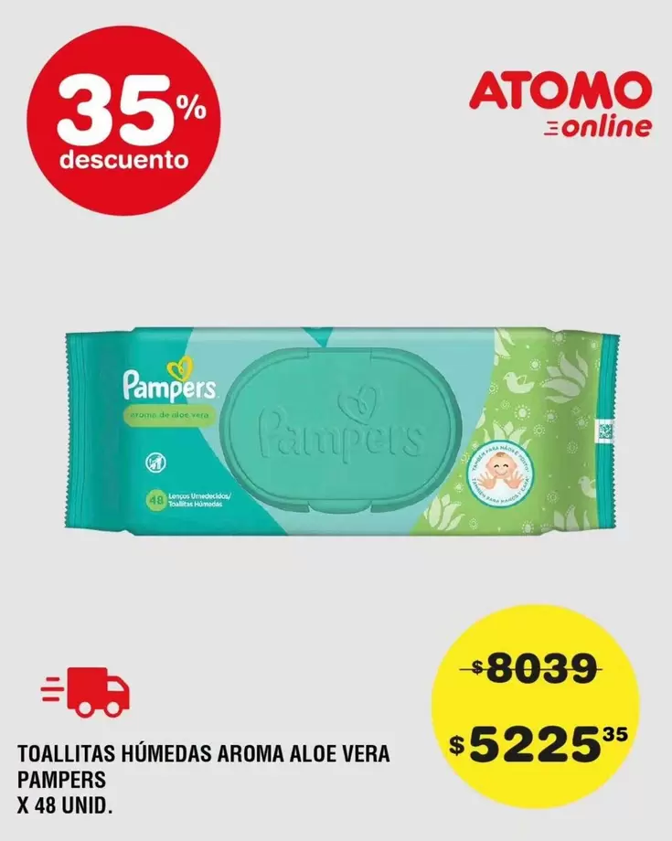 Pampers - TOALLITAS HÚMEDAS AROMA ALOE VERA