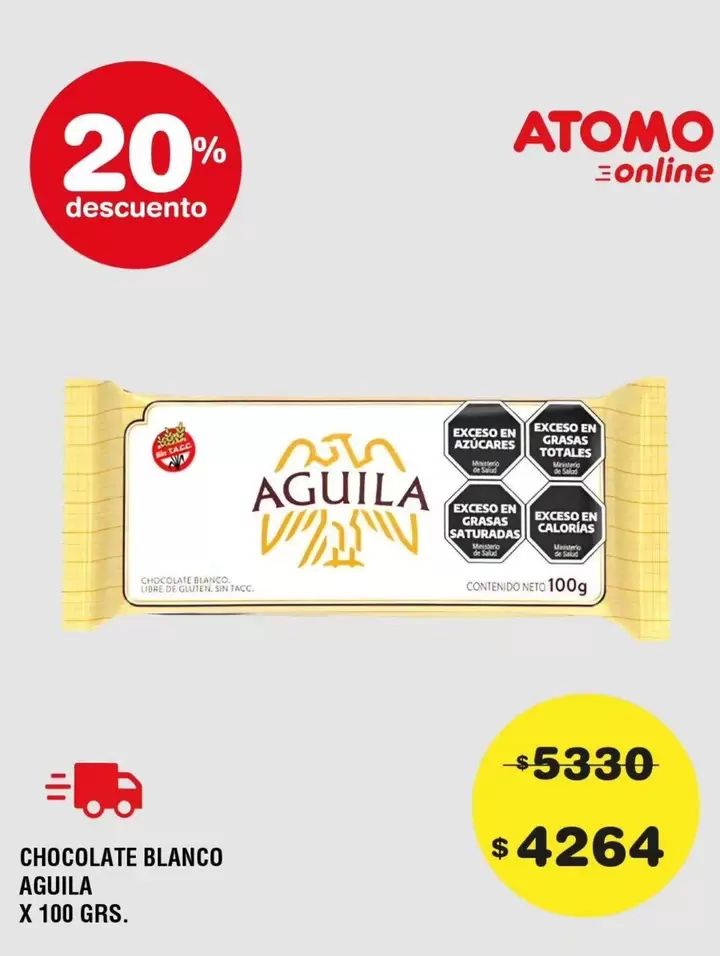 Aguila - CHOCOLATE BLANCO