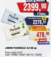 Plusbelle - JABON 3x120 gr.