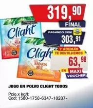 Clight - JUGO EN POLVO CLIGHT TODOS