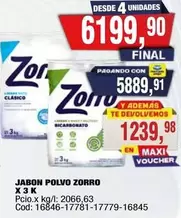 Zorro - JABON POLVO ZORRO