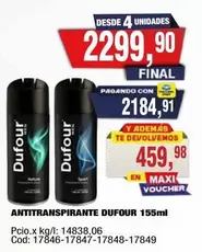 Dufour - ANTITRANSPIRANTE DUFOUR 155ml