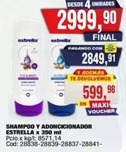 Estrella - SHAMPOO Y ACONDICIONADOR