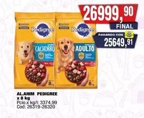 Pedigree - AL.ANIM PEDIGREE x 8 Kg