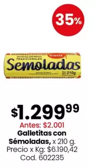 Granix - Galletitas con Sémoladas