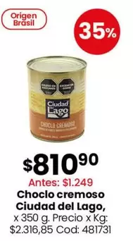 Ciudad del Lago - Choclo cremoso