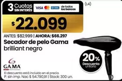 GAMA - Secador de pelo