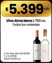 Alma Mora - Vino