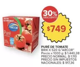 Arcor - PURÉ DE TOMATE