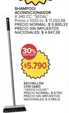 X$ - ESCOBILLÓN CON CABO