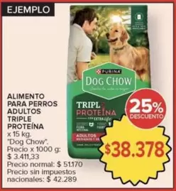 Purina - ALIMENTO PARA PERROS ADULTOS TRIPLE PROTEÍNA