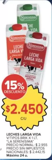 vida - LECHES LARGA VIDA
