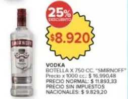 Smirnoff - VODKA