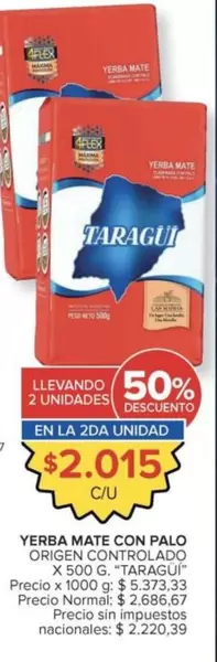 X$ - YERBA MATE CON PALO