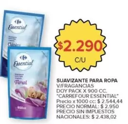 Carrefour - SUAVIZANTE PARA ROPA