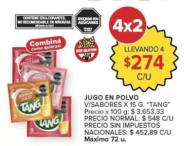 Tang - JUGO EN POLVO