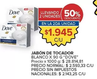 Dove - JABÓN DE TOCADOR