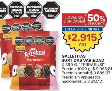 Terrabusi - GALLETITAS SURTIDAS VARIEDAD