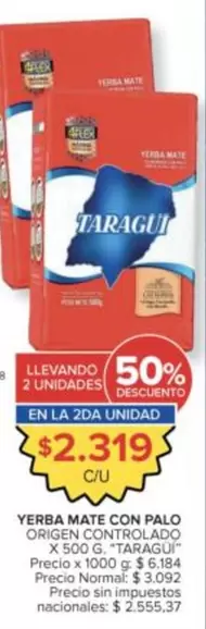 X$ - YERBA MATE CON PALO