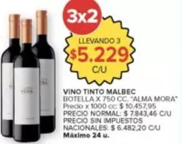 Alma Mora - VINO TINTO MALBEC